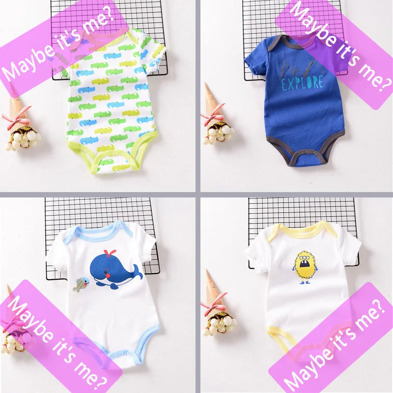 0-12M 1-2 Pieces Baby Bodysuit