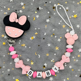 Custom Name Baby Pacifier Clips Chain