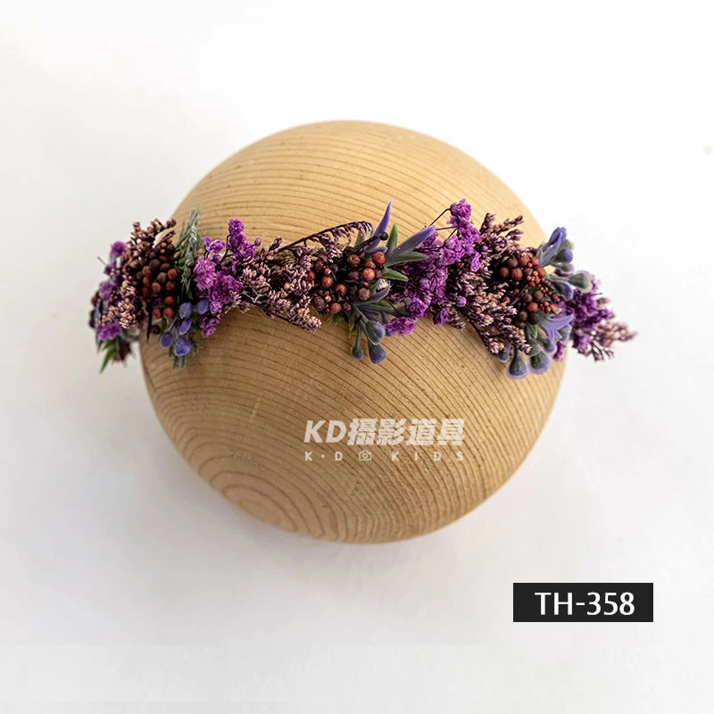 Adjustable Artificial Flower Headband