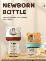 0-3 Month Glass Bottle