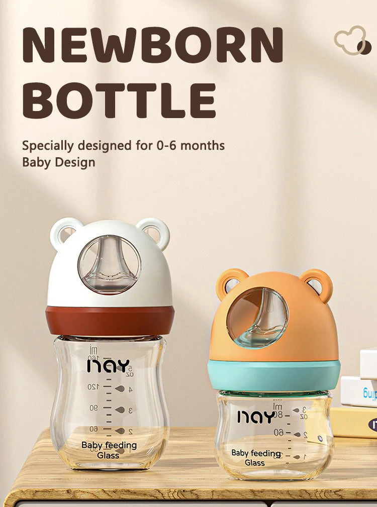 0-3 Month Glass Bottle