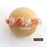 Adjustable Artificial Flower Headband