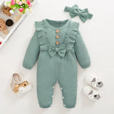 Newborn Bodysuit with Headband 0-18 Months