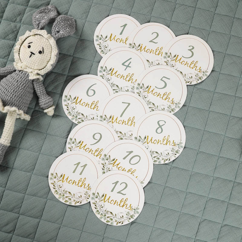 Baby  Monthly Milestone Memorial Cards