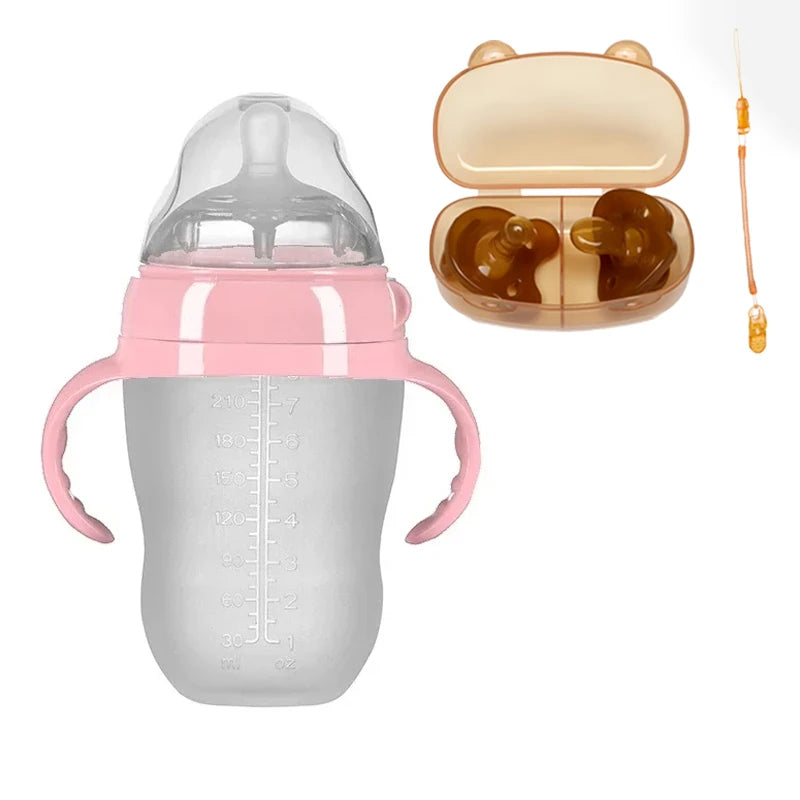 Silicone `Feeding Bottles 0-9 Month 150ML/250ML