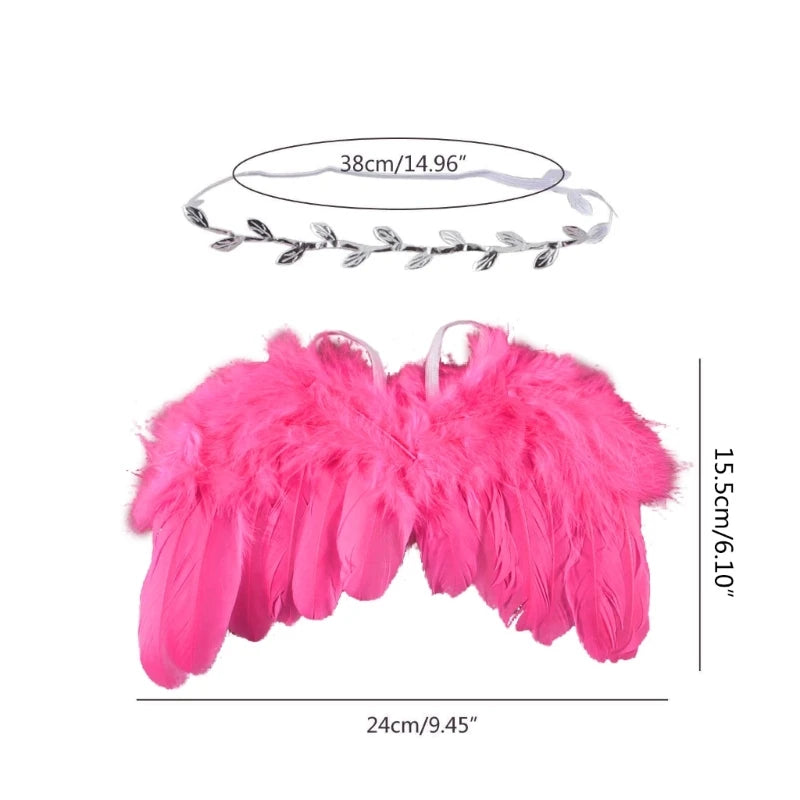 Baby Angel Wing with Headband