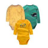 Newborn  Long Sleeve Bodysuits 3-5 PCS