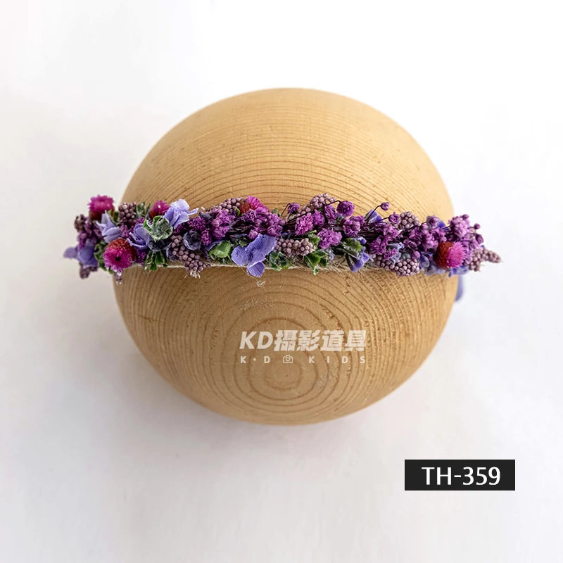 Adjustable Artificial Flower Headband