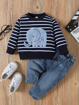 0-24 Months  Casual Jeans Set