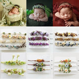 Adjustable Artificial Flower Headband