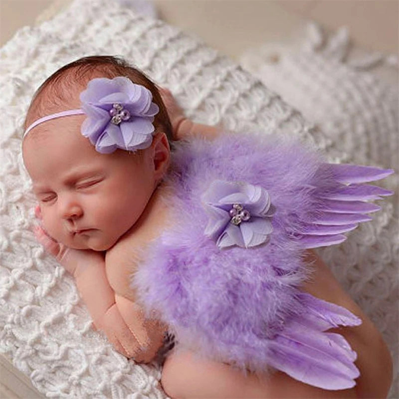 Baby Angel Wing with Headband