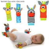 0-12M Stuffed Animal Wrist Rattle