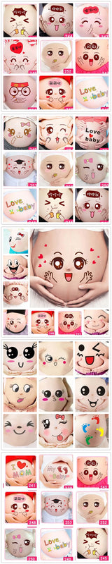 Pregnant Woman Belly Stickers