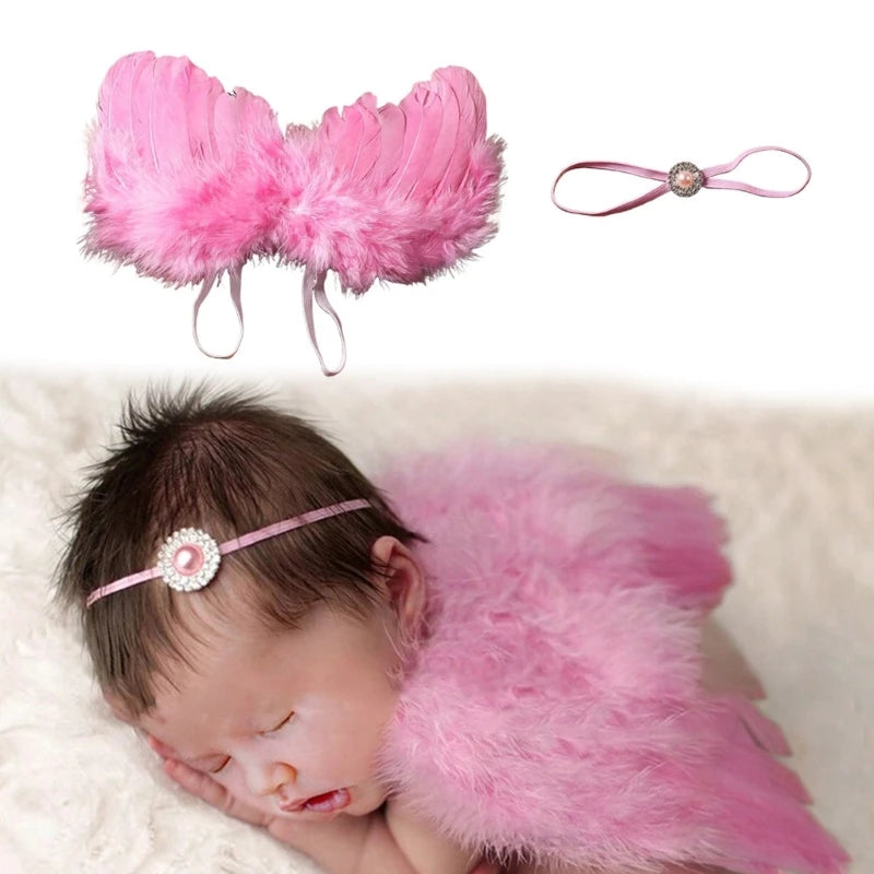 Baby Angel Wing with Headband