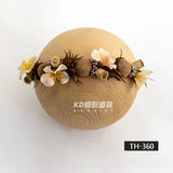 Adjustable Artificial Flower Headband