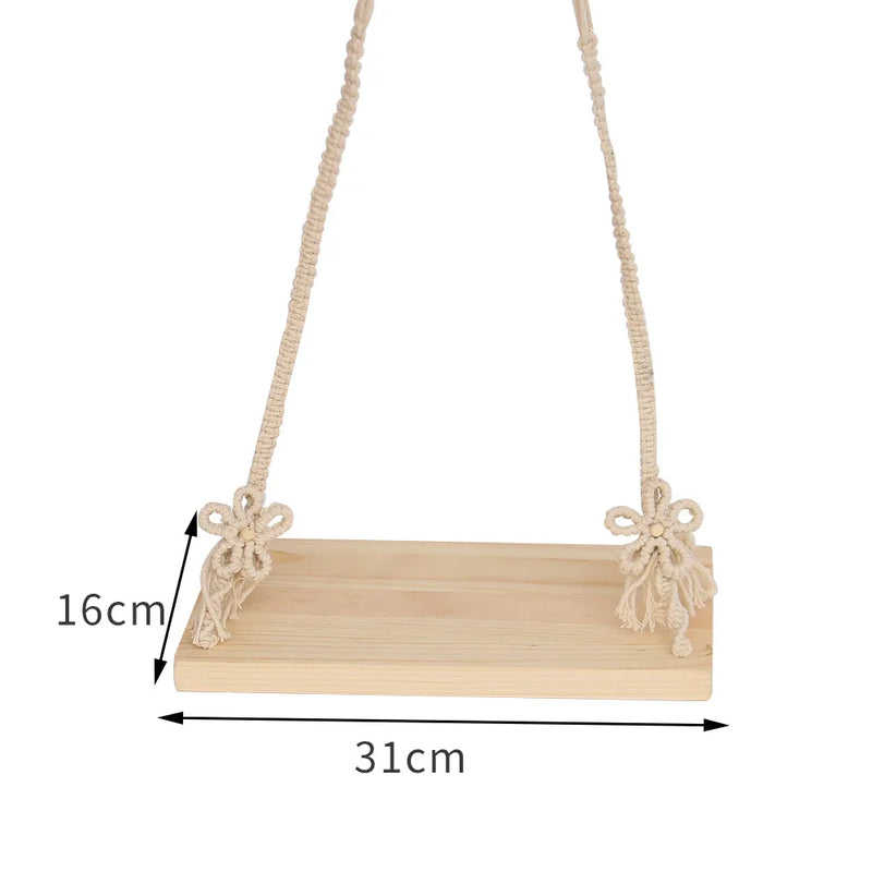 Newborn Photography Prop Wooden Swing