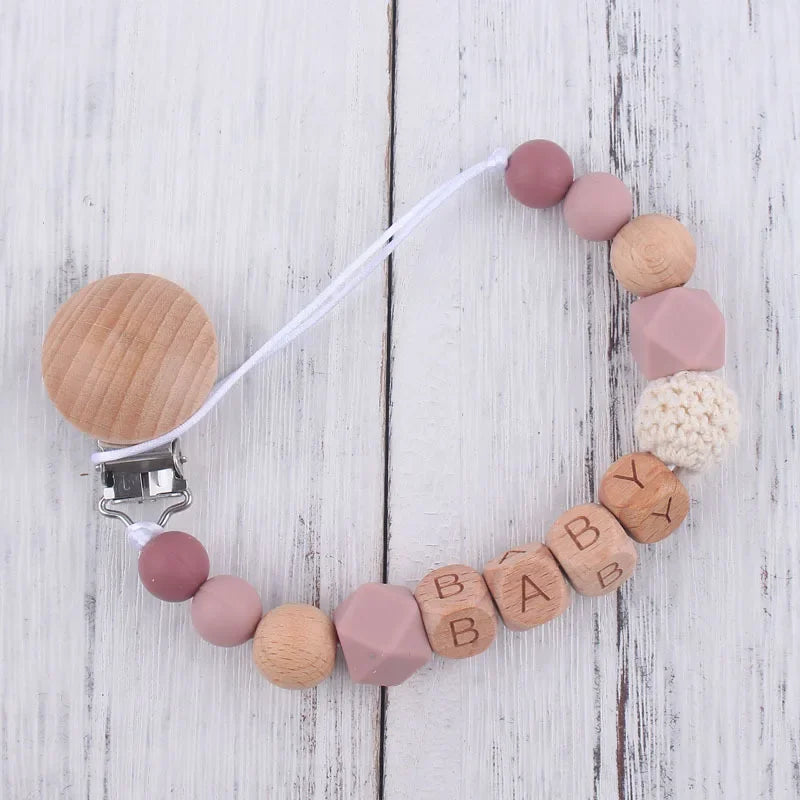 Custom Name Pacifier Chain-Newborn Gifts