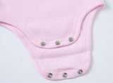 0-12 Months Newborn Cotton Short Sleeve Bodysuit 3/6 pcs