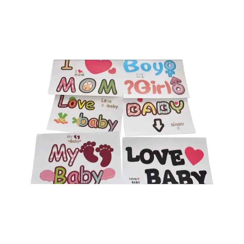 Pregnant Woman Belly Stickers