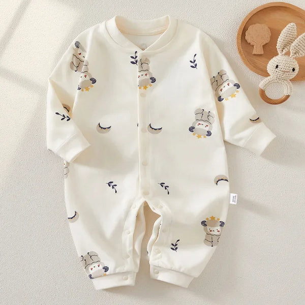 Baby Rompers One piece - Cotton Long Sleeve for Newborn