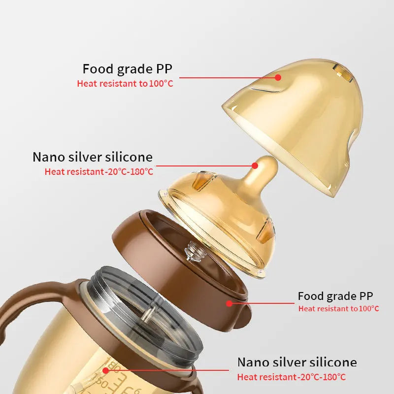 Silicone `Feeding Bottles 0-9 Month 150ML/250ML