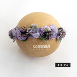 Adjustable Artificial Flower Headband