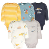 Newborn  Long Sleeve Bodysuits 3-5 PCS