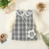 Diagonal Treasure Flower Sweet Princess Dress