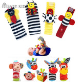 0-12M Stuffed Animal Wrist Rattle