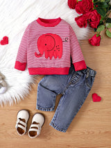 0-24 Months  Casual Jeans Set