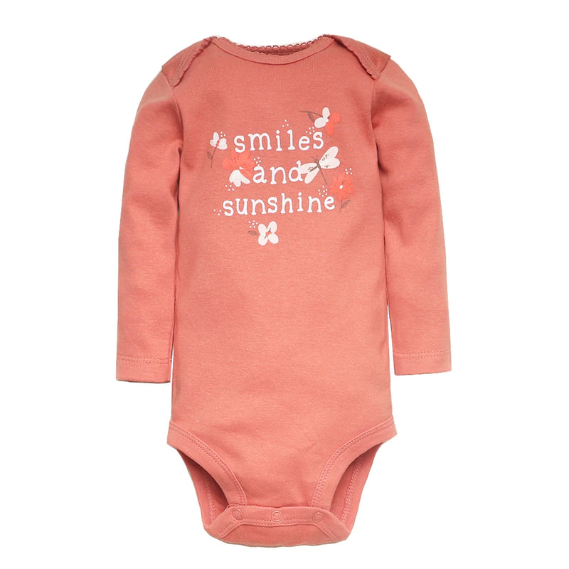 Newborn  Long Sleeve Bodysuits 3-5 PCS