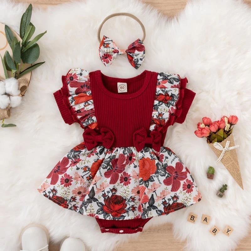 Baby Girl Dress With Bow knot